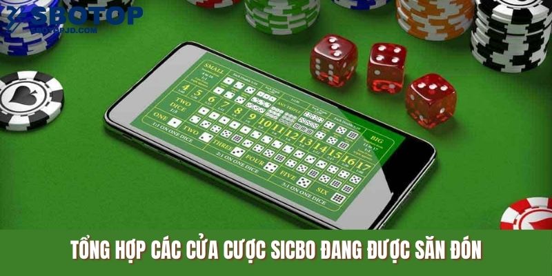 Tổng hợp các cửa cược Sicbo đang được săn đón